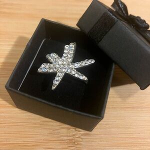 Silver Starfish Ring